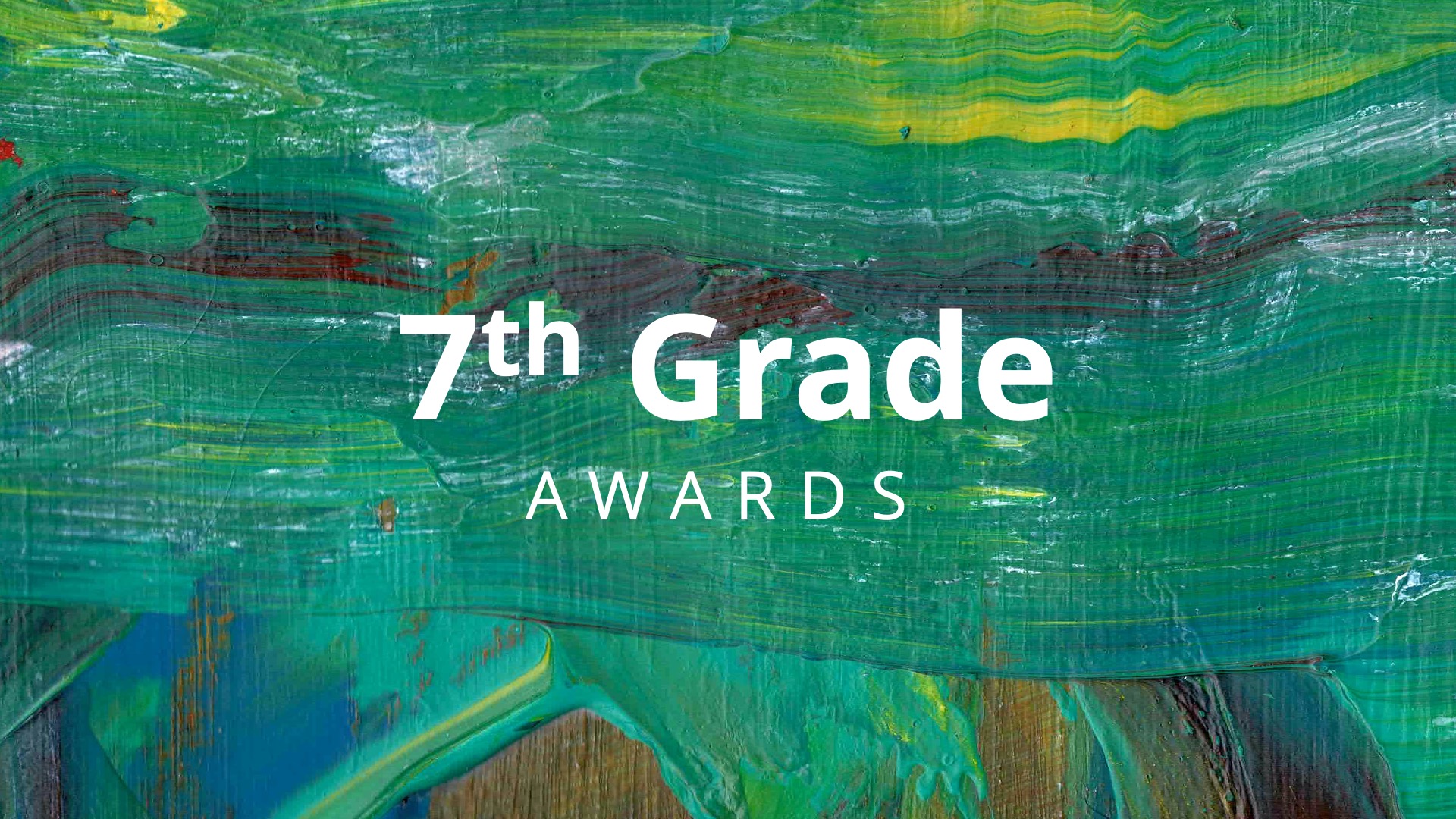 2021 7th Grade Awards