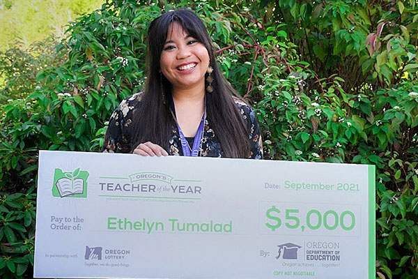 Ethelyn Tumalad, 2022 Oregon Regional Teacher of the Year